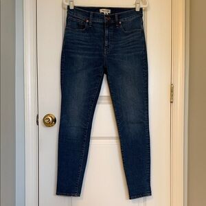 Madewell High Rise Dark Blue Jeans